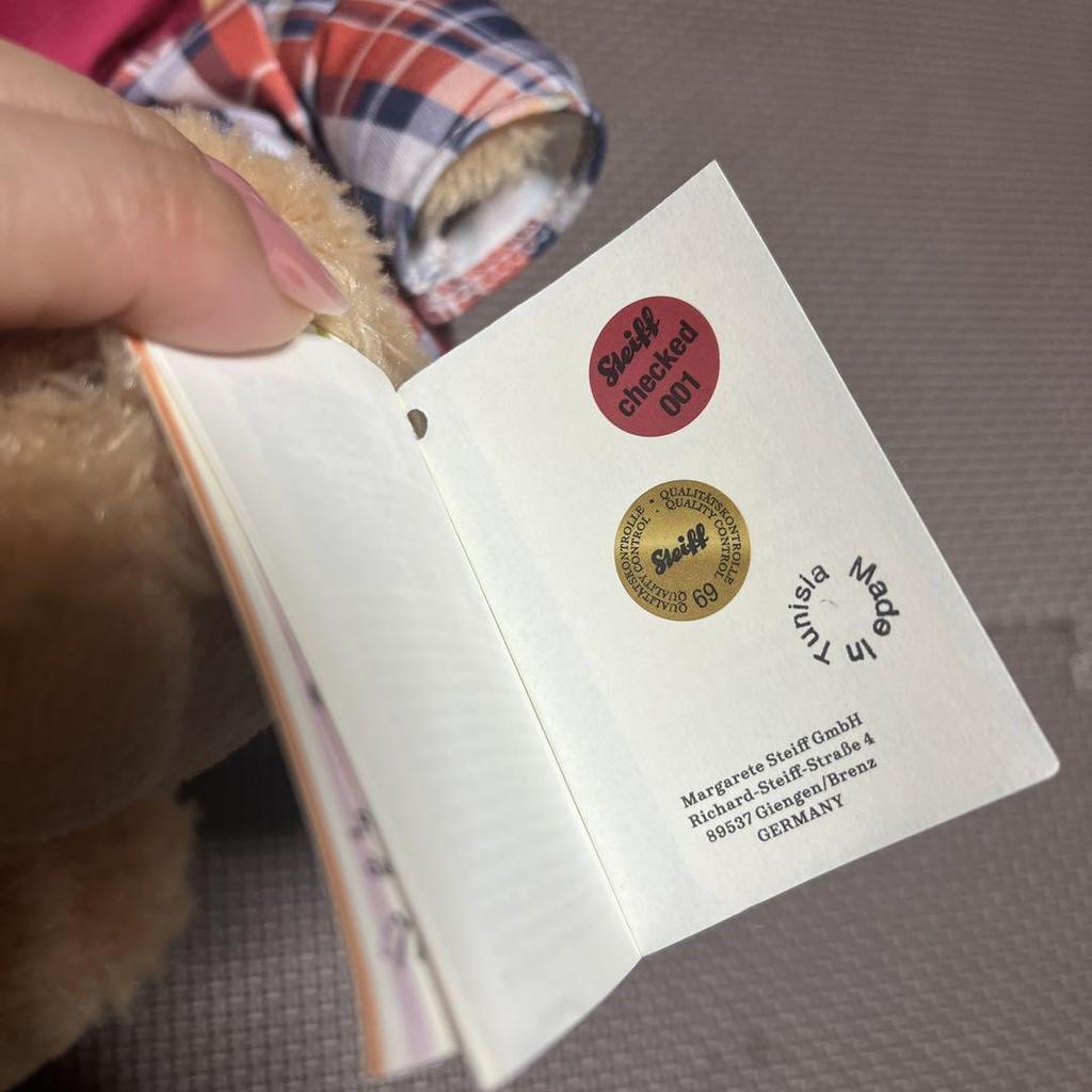 [USED] Lowest Price Steiff Benz Steiff Plush Teddy Bear