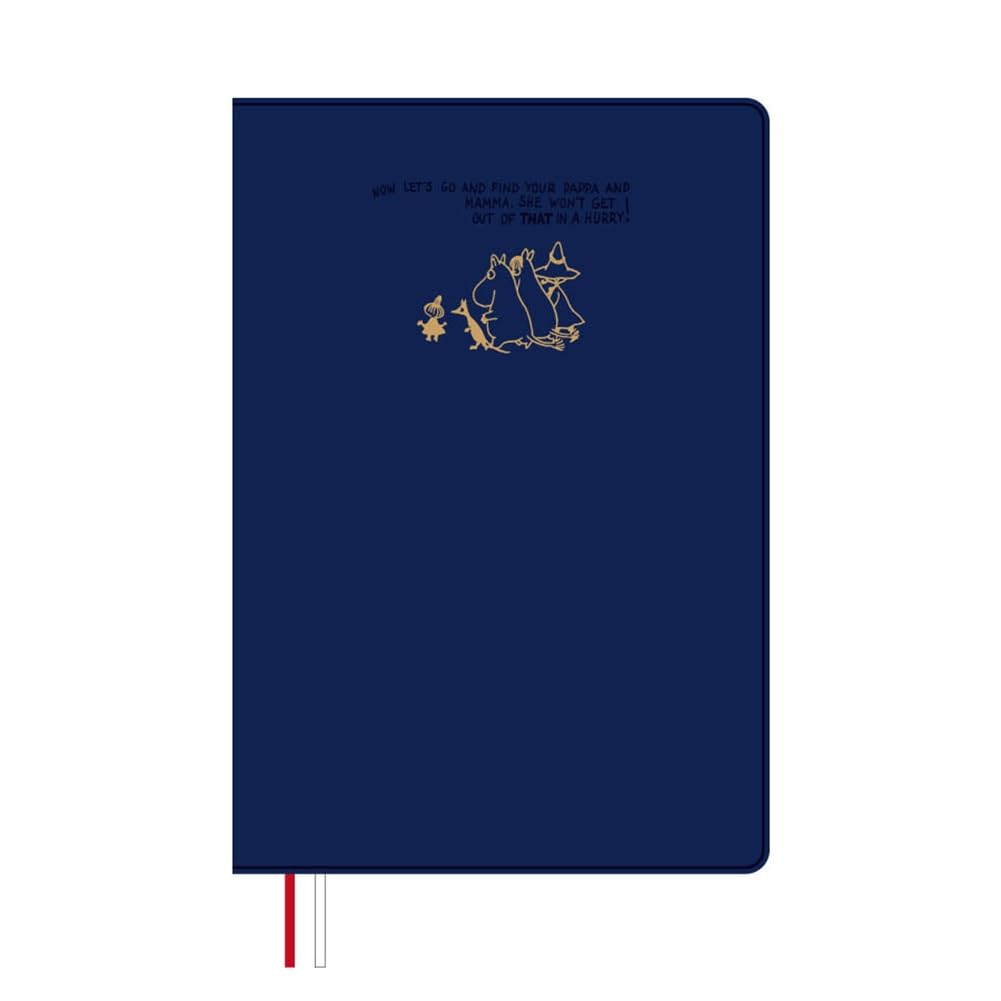 

Daigo 2026 Еженедельный вертикальный планер Муми-тролли, начало декабря 2025, B6, темно-синий, E6218,