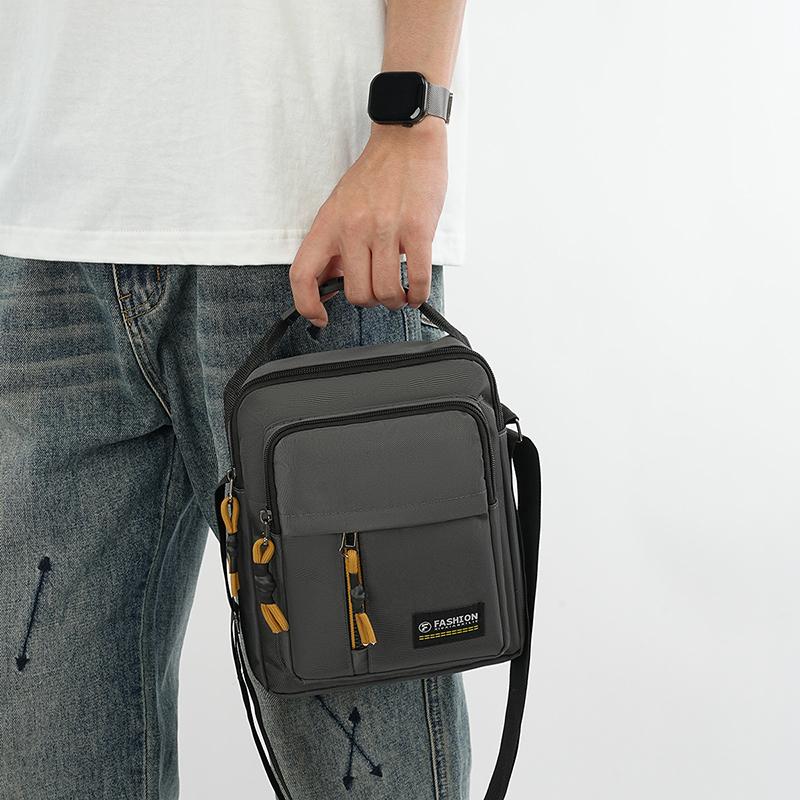Men Crossbody Bag Single Shoulder Bags Big Capacity Storage Bag Fashion Multi-Pockets Business Crossbody Bags