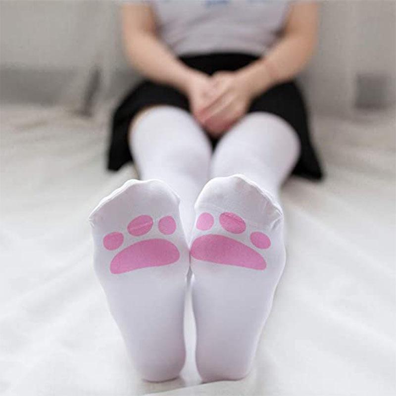 Sexy Cosplay Cat Socks Thigh High Stockings Japanese Women s Tights Stockings Long Thigh High Socks One Size