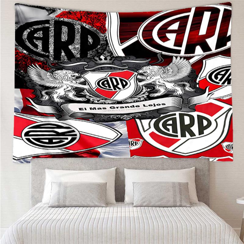 Club Atlético River Plate Tapestry for Bedroom Aesthetic Classroom Tapestries Wall Hanging for Living Room Dorm Office,Ideal Creative Gift