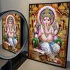 Religie Zeul Elefant India Hinduism Ganesha Postere Clasice Vintage Decorațiune Pictură Artă de Perete Hârtie Kraft Albă Kawaii
