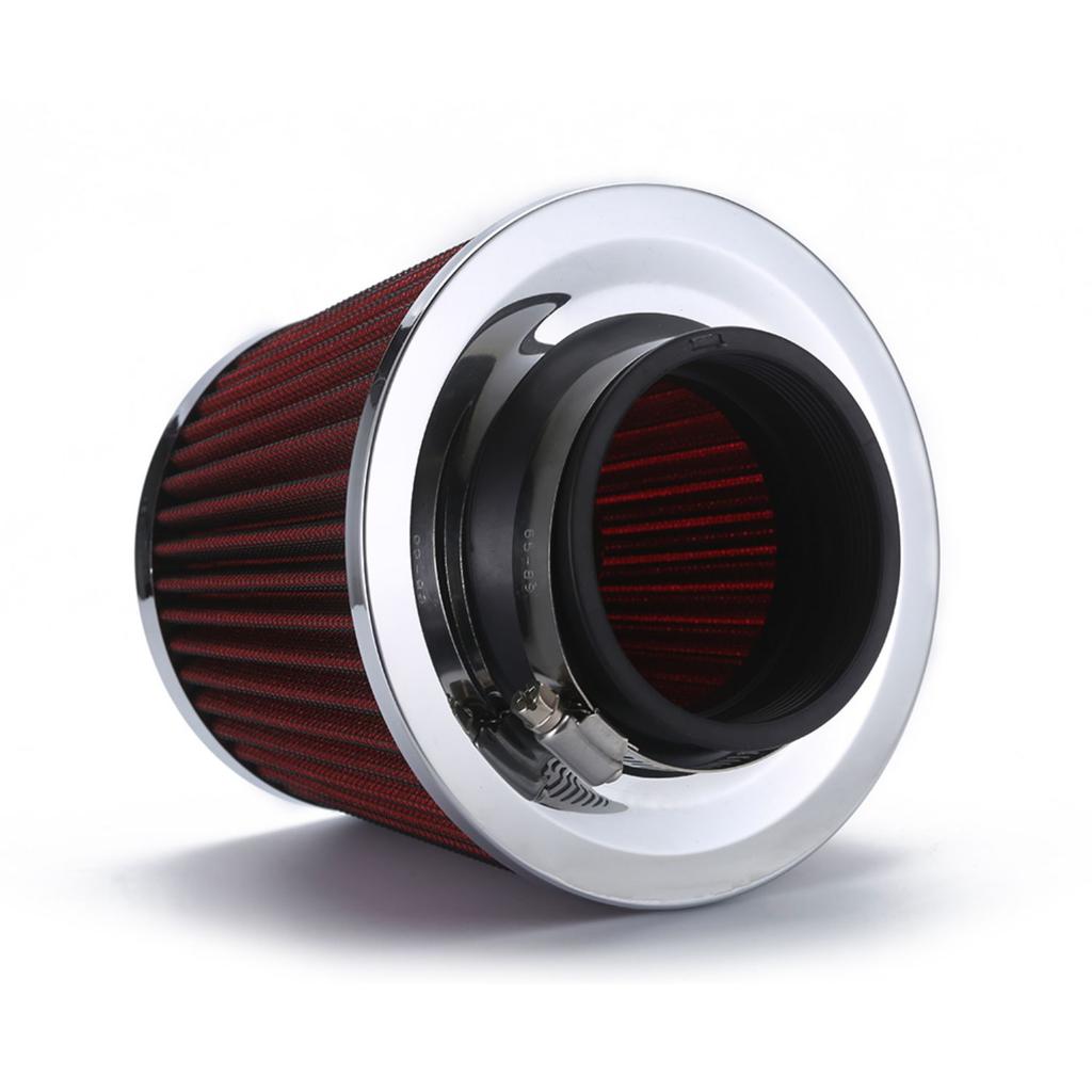 Cone Air Intake Filter with Reducer Adapters 3" 3.5" 4" Sport Racing Universal 76MM 89MM 101MM Car High Flow Cold Air Filter