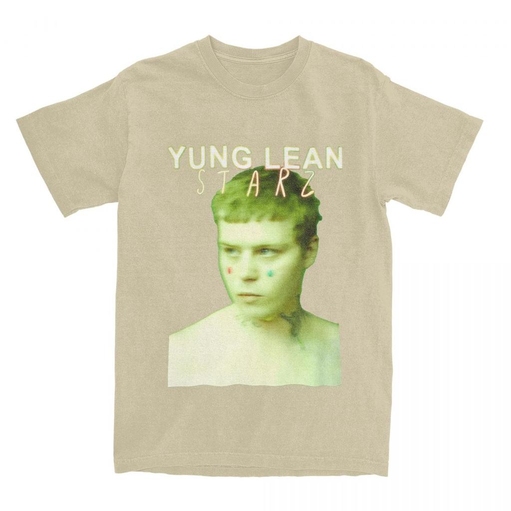 Yung Lean Swedish Rapper TShirt Singer Hippie T Shirts ShortSleeve Classic Tshirt Summer Cotton ONeck Plus Size 5XL Tees
