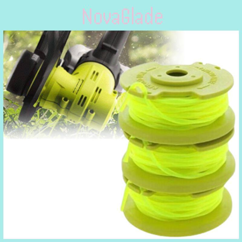 Ryobi Trimmer Spool And Cap Set Durable Replacement Ac80rl3 Ac14hca For Lawn Mowers