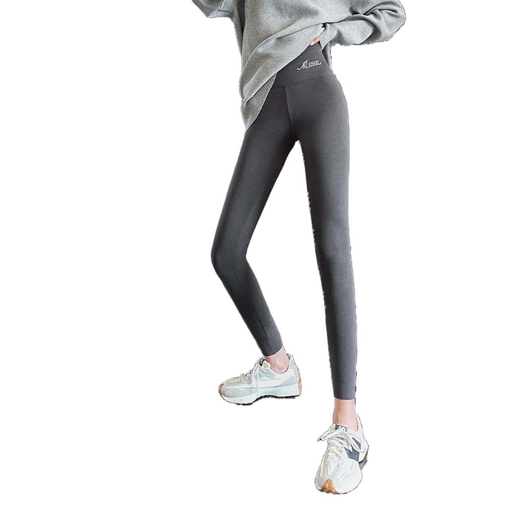 Veimia Thermal Compression Leggings for Yoga and Plus Sizes Available for Autumn and Winter L Women's Leggings, High-Waisted, Warm, Stretch, Slimming,