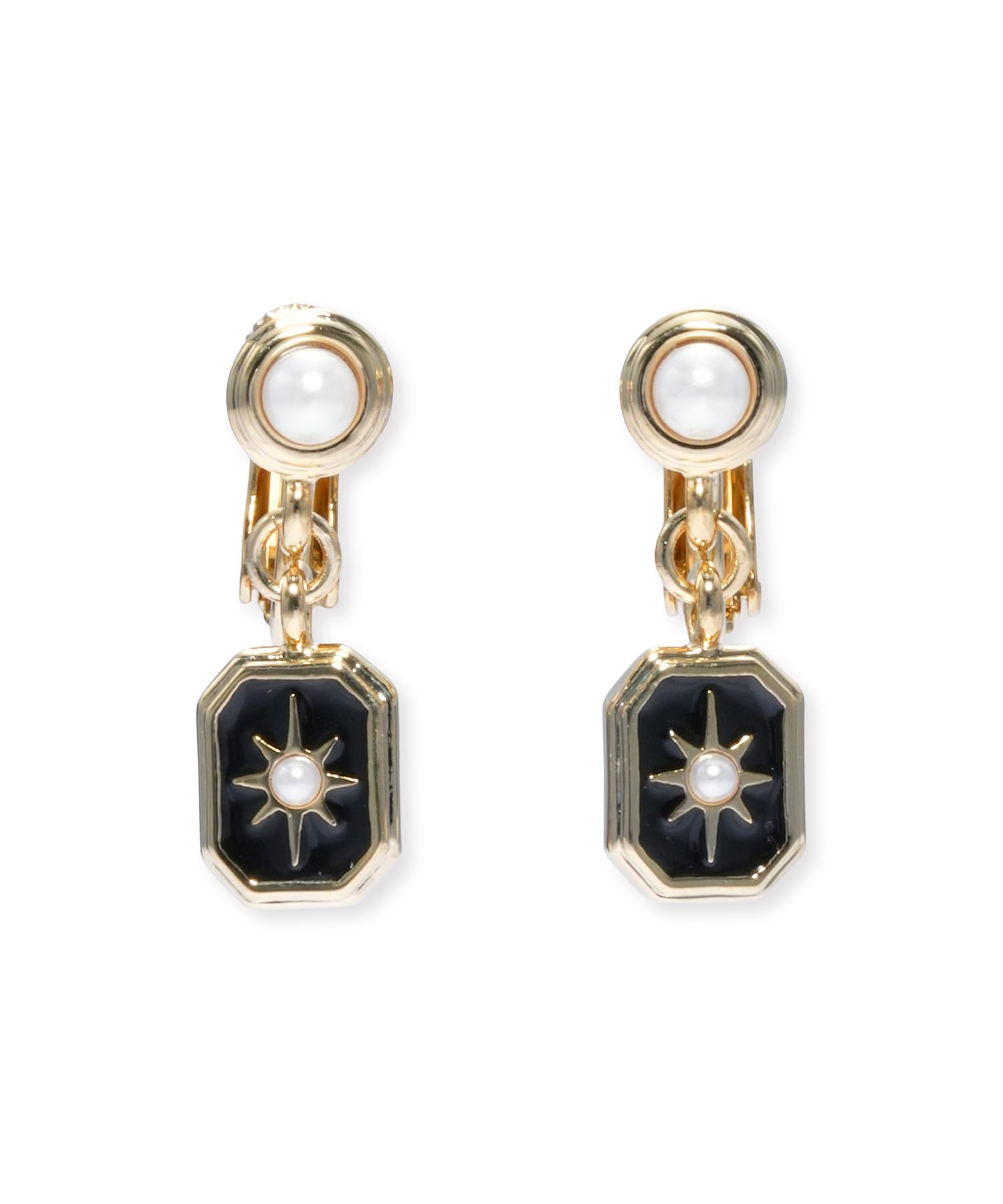 

ru Черные квадратные серьги LAME1045 D2 [Lanvin Bleu] чёрный