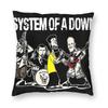 System Of A Down Band Square Pillowcase Pillow Cover Cushion Decor Comfort Throw Pillow for Home Living Room