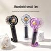 Portable Mini Beauty Fan for Eyelash Extensions with Clip and Stand