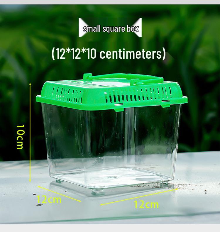 Portable Transparent Turtle & Reptile Tank – Small, Medium, Large