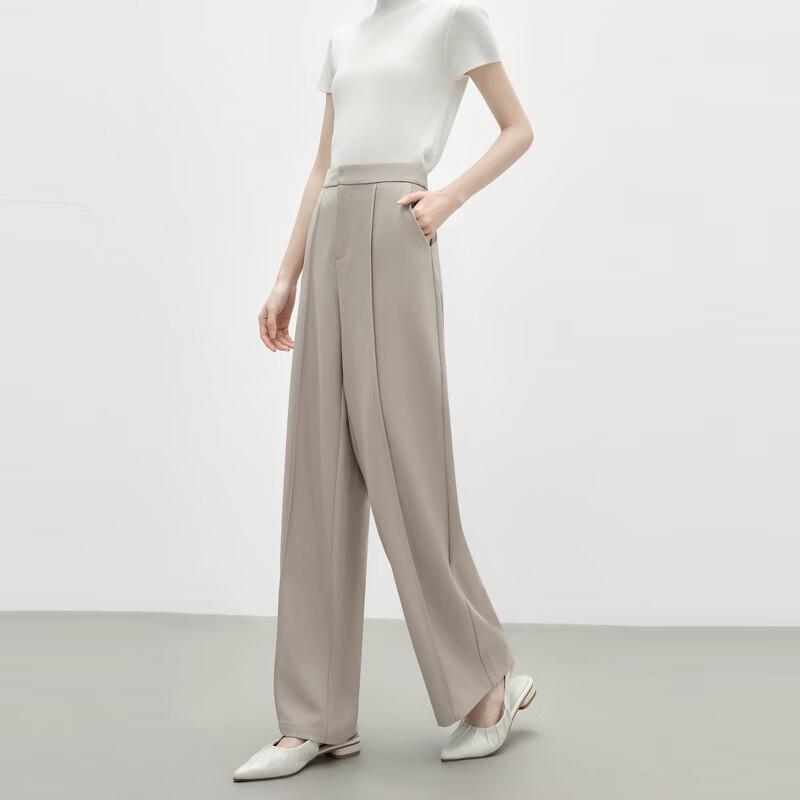 Qiushui Yiren Women's H-Type Wide-Leg Casual Pants