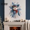 Dekoratives Wandbehang-Bastelset Festliches gestepptes Weihnachts-Tür-DIY-Nähset, Immergrüner Baum, 3D-gepolsterte Patchwork-Kunsthandwerk-Bedarfsset für