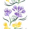 Miyamoto Towel Miyamoto Kenema Tenugui Hand Arrival of 35 X 90 Made In Japan Chū-dyed Towel, "The Spring," Approx. Cm,