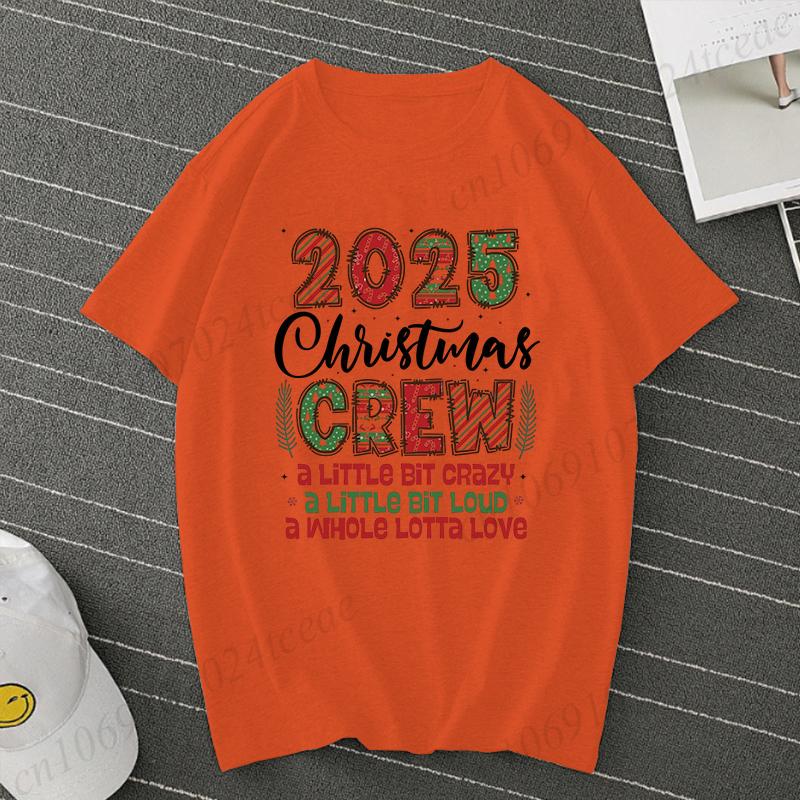 2025 Christmas Crew Matching T-Shirts, Making Memories Together Christmas Family Group Tee Shirt, Christmas Crew T-Shirts Gift