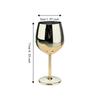 Rust-resistant Mini Stainless Steel Wine Glass Drop-resistant Tall Cup Durable Goblet  Restaurant