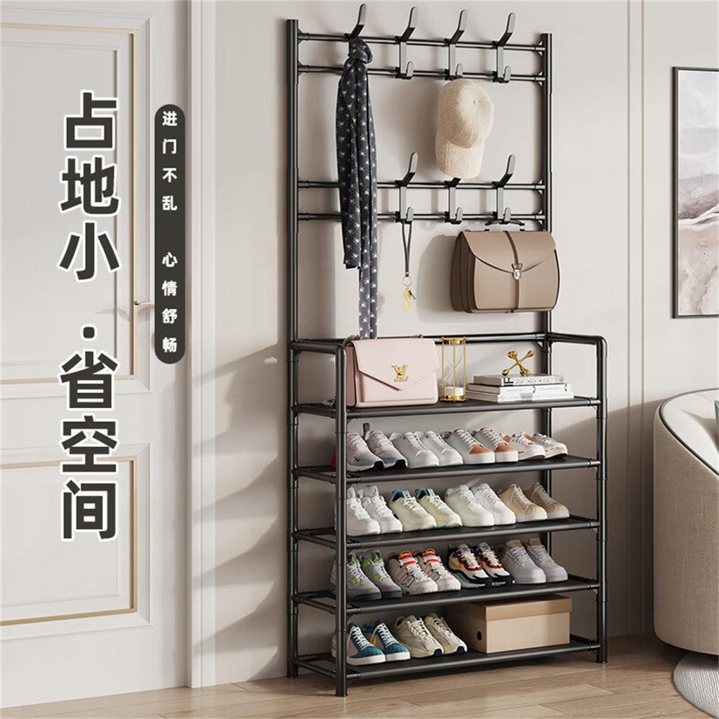 Simple shoe rack, household integrated hanger, multifunctional shoe cabinet, multi-layer assembly device, shelf