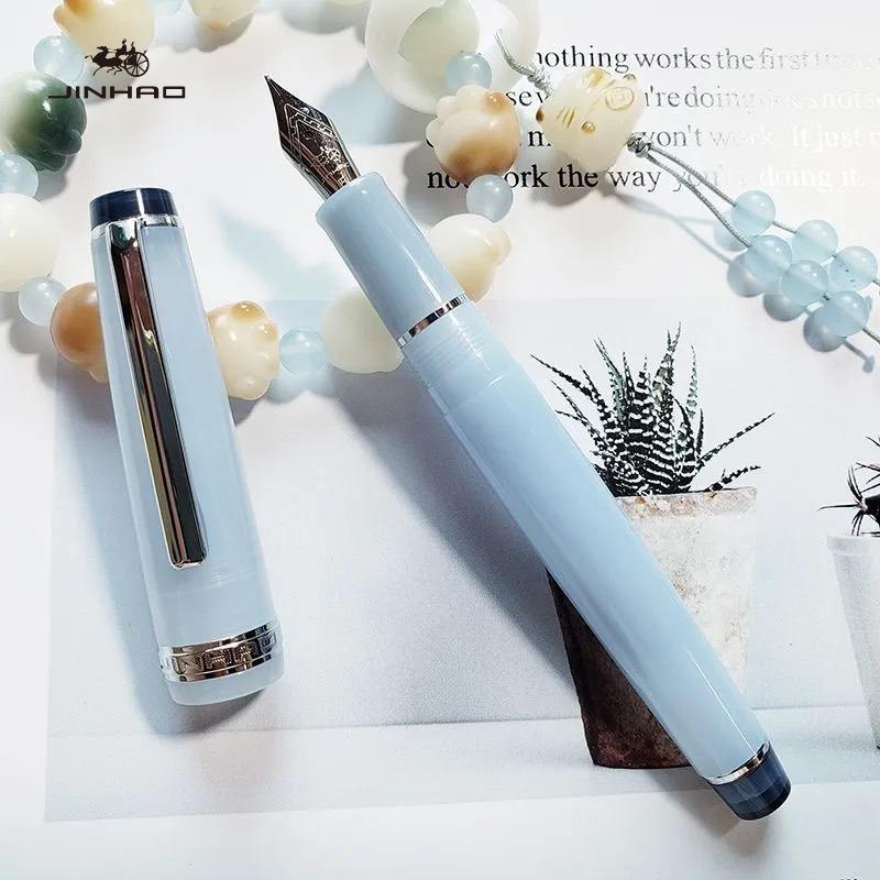 JINHAO 82 2026 Limited Colors Fountain Pen Gold Clip EF/F/M Calligraphy Pen Macaron Color Stationery School Office Supplies