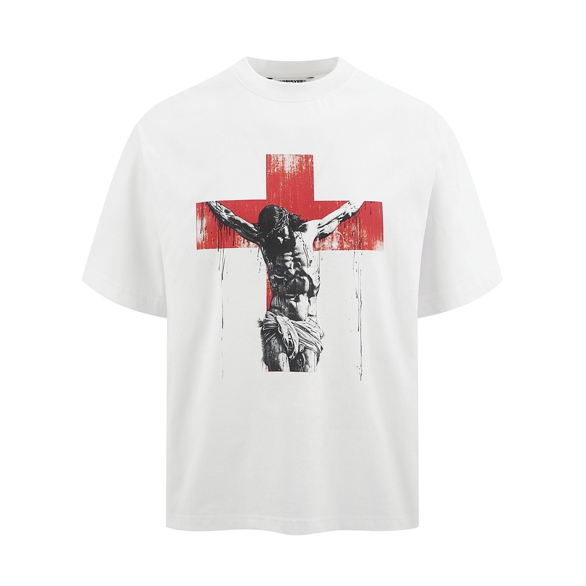 

Jesus Graphic Men s and Women s T-shirts Short Sleeves Luxury Outdoor Sports Brand Winter Innerwear Vintage Kpop Y2k Clothes 4XL