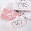 50Pcs Thank You For Supporting My Business Cards Cake Decoration Labels Customer Appreciation Gift Card Shop Online Retailers