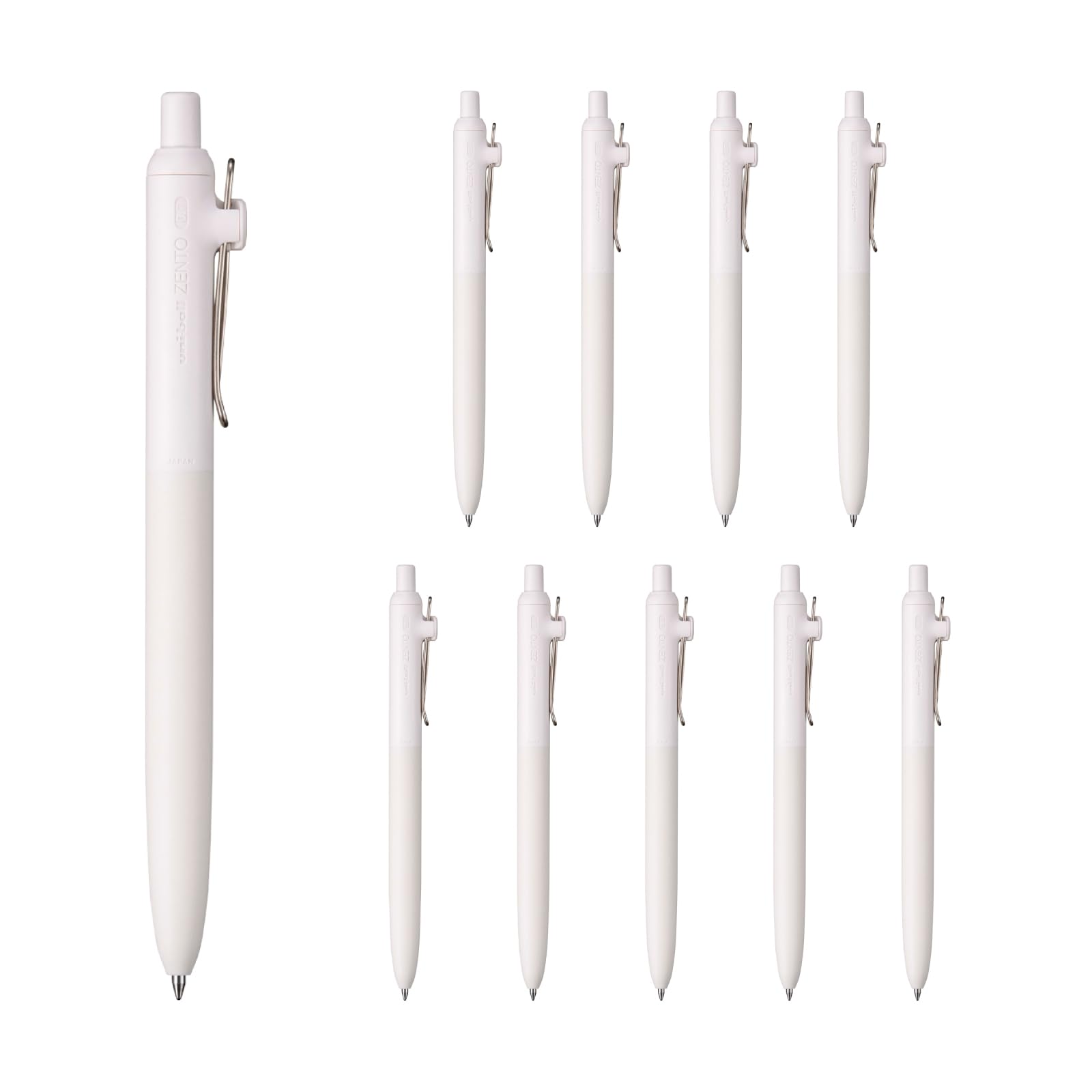 

Mitsubishi Pencil Uniball ZENTO Стандартная шариковая ручка 10 штук 0,7 мм На водной основе, Льняной, (UBNZSC07.5310P)