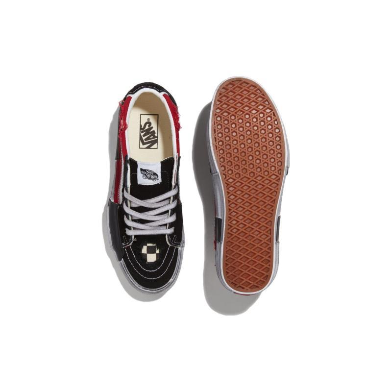 Vans Sk8 Low Reconstruct 'Black Red' Vans VN0009QS458