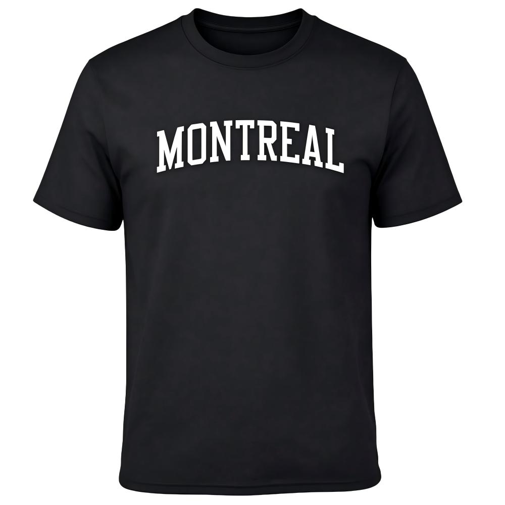 Montreal City Varsity Letter Graphic T-Shirt