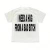 Hip Hop Wounisex Summer Goth Harajuku Loose Wounisex T Shirt Casual Short Sleeve Letter Print Tshirt Summer T-Shirt Top Tee Y2k Emo