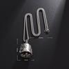 Retro and Simple Heart-shaped Wing Bell-shaped Alloy Pendant, Versatile and Fashionable, Perfect for Personalizing Your Look.