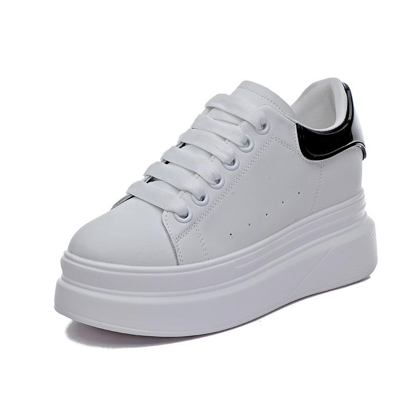Trend Sunday Autumn New Single Shoes Platform Height Increase Leisure Sports Little White Shoes Student Shoes