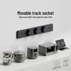 Adjustable Power Strip with One-Key Shut-Off for Kitchen, Living Room, Bedroom