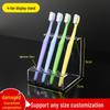 Acrylic Transparent Display Stand for Toothbrushes, Lipsticks, Eyebrow Pencils, and Pens