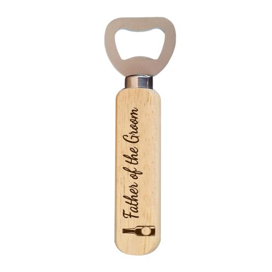 Bottle Openers with Wooden Handle Bartender Bottle Opener Engraved Beer Bottle Opener for Guests Wedding Birthday Party