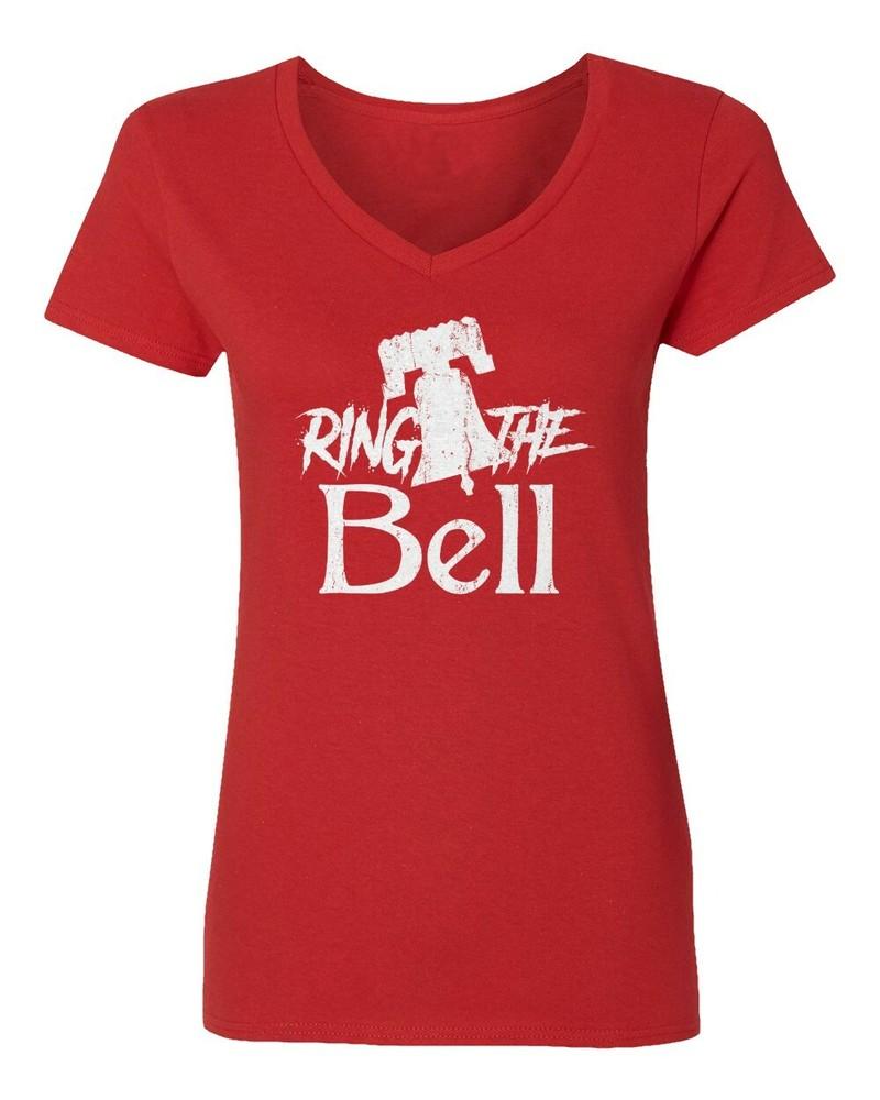 Philadelphia Phillies RING THE BELL Bryce Harper Baseball Vneck T-shirt Unisex T-Shirt S