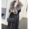 Cross Internet Celebrity Imitation Leather Mink Coat New Fur Lady Coat Fox Imported Fur Collar Mink Coat Mink Coat