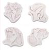 Lily Hydrangea Silicone Soap Mold Wax Candles Plaster Mold Home Kitchen Cake Baking Mold