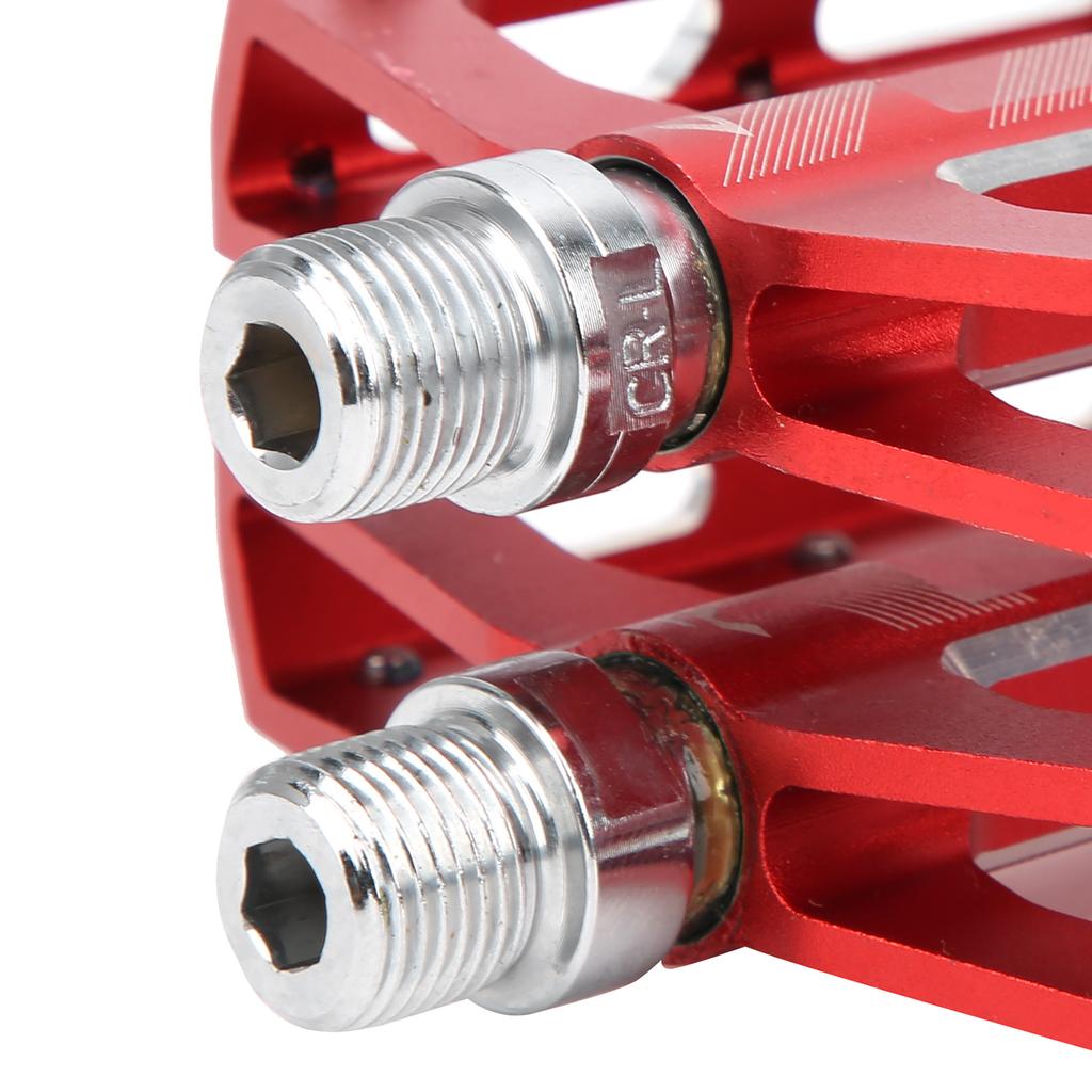 Mountain Bike Aluminum Alloy Bearings Pedal Road Cycling Flat Pedal Bike   Adapter Parts