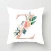 Luxurious 26 Letter Polyester Pillow Case For Sofa Car And Home Decor