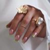 Hochwertige tragbare künstliche Nägel im Mandel-Nude-French-Stil – mittellange und lange Nagelspitzen