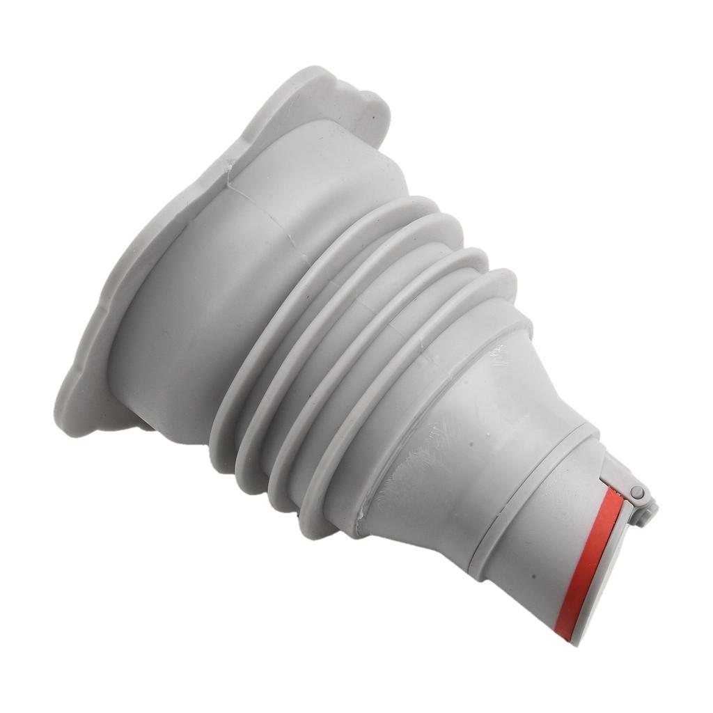 Sealing Ring Sewer Pipe Connector Gray Drain Seal Ring Home Plumbing Solution Efficient Drainage System Home Plumbing