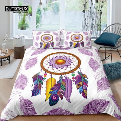 Home Living Luxury 3D Dreamcatcher Bedding Set Comfortable Duvet Cover Set Kids Bedding Set Queen and King EU/US/AU/UK Size