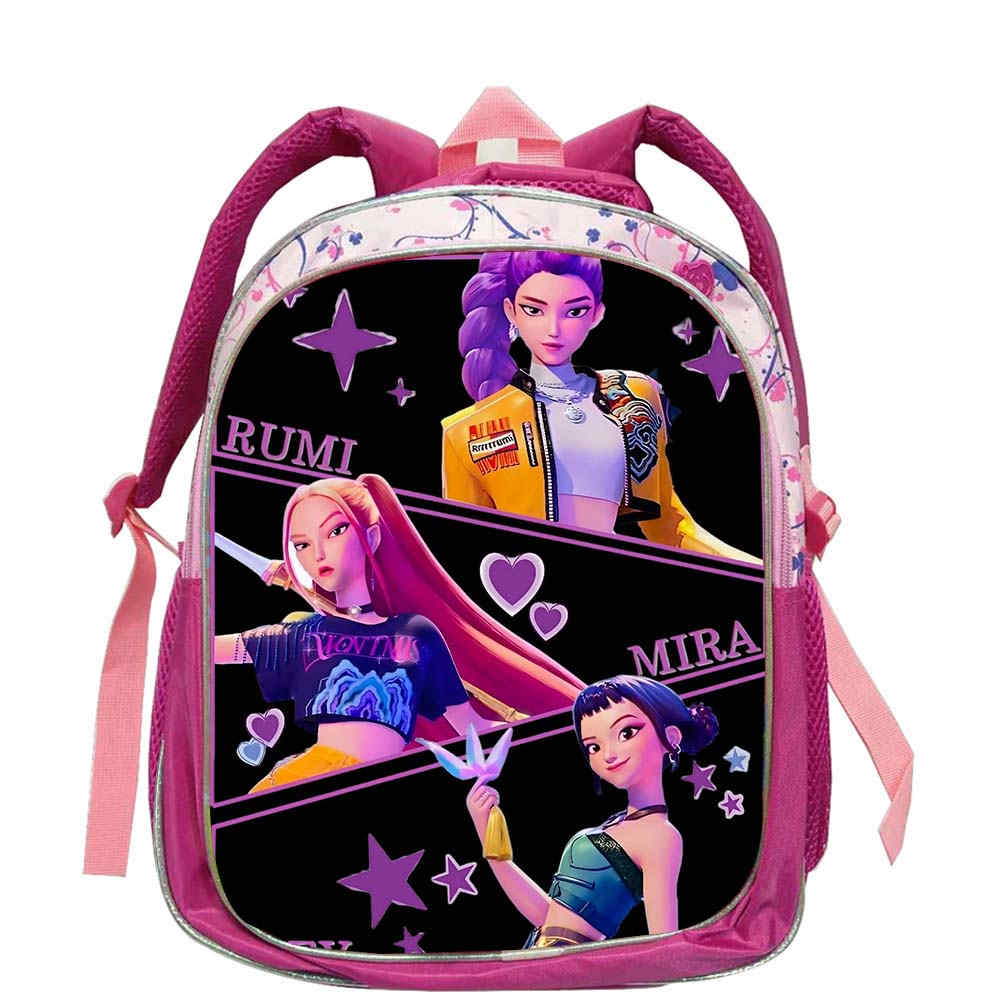 K D H Rumi Mira Zoey Schooltassen Jongens Meisjes Rugzak Zacht Roze Mochilas Cartoon Schooltassen
