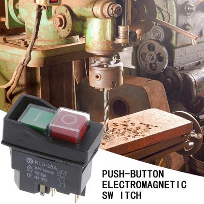For Industrial Magnet Button 4 Pin Ac250v 16a Electric Power Equipment Magnetic Starter Power Tool For Industrial Milling