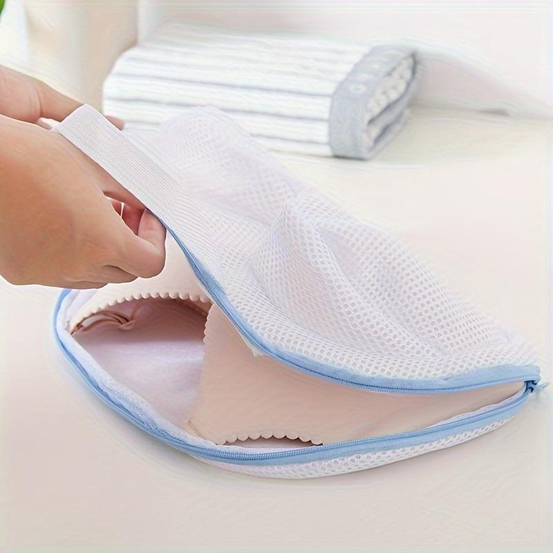 LIUSHADUOLA  Durable Mesh Laundry Bag/Durable Mesh Laundry Bag with Zipper Closure-Round Design,Ideal/Delicates/Underwear