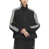 Adidas FW24 Half-Zip Series Logo Pullover Loose Long Sleeve Sweatshirt Unisex Sweatshirt Black JI6633