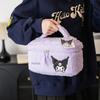 Sanrio Plush Makeup Bag Kuromi Cinnamoroll My Melody Hello Kitty Portable Cosmetic Bag Cute Handheld Storage Pouch Kawaii Gifts