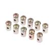 10/30Pcs Motorcycle Brake Clutch Choke Cable Repair Kart Bike Mower Parts Throttle Cable Nipple Screw Metal Stopper