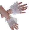 Elegant Pearl Lace Cuffs Sleeves Wrist Cuffs For Nail Art Photography And Fashion Decorative Sleeves Hand Accessories