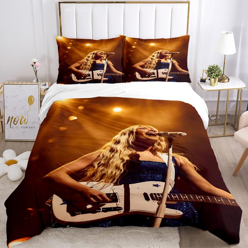 3Pcs Musician Electric Guitar Bedding Sets For All Sizes New 3D Printed Bed Cover Comforter Duvet Cover Pillowcase Bedroom Decoration