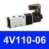 Pneumatic Electric Solenoid Valve 5 Way 2 Position Control Air Gas Magnetic 4V110-06 4V210-08 4V310-10 4V410-15 DC12V 24V AC220V Ventilation Valves 4