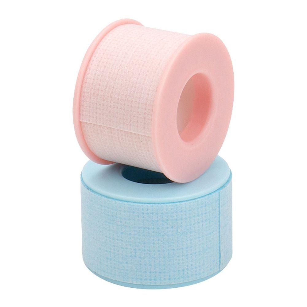 2 Rolls Non-woven Makeup Lash Tape Pain-Free Removal Eyelash Tapes  for Grafting False Eyelash Patch